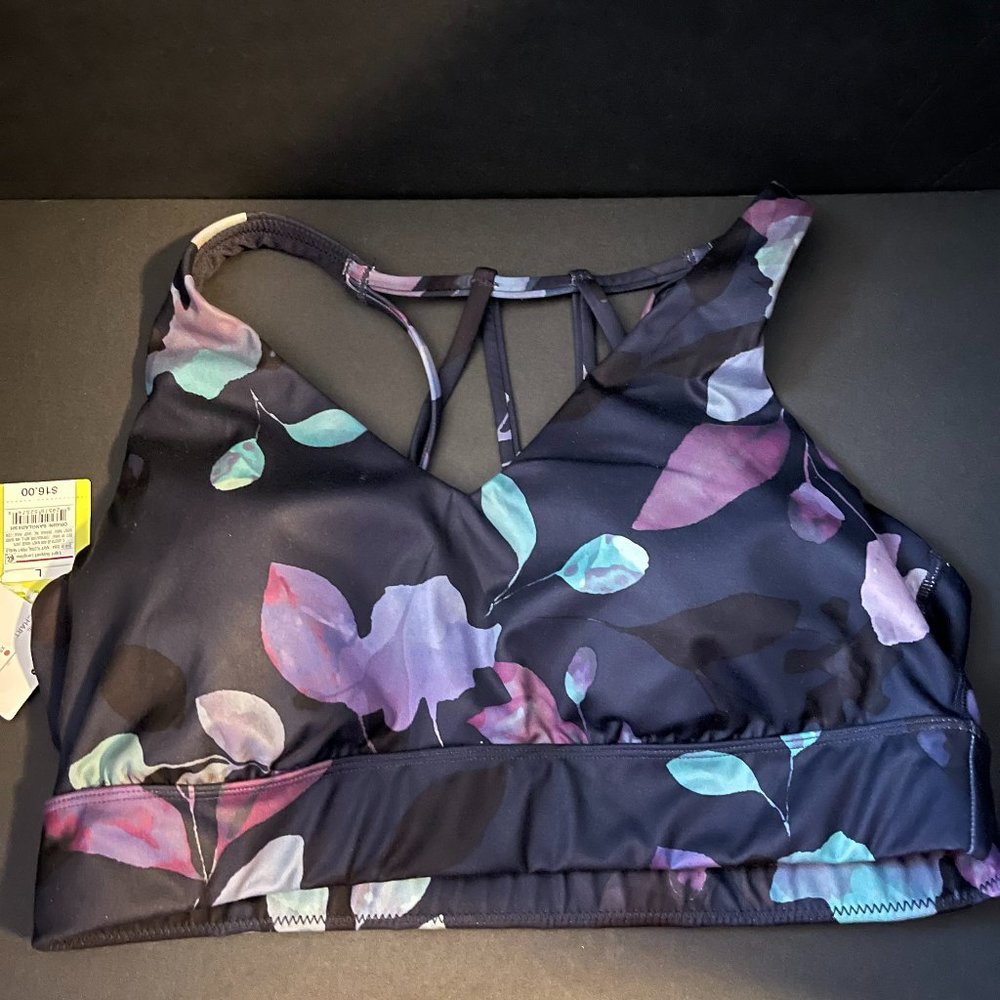 NWT Floral Sports Bra